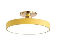 LQZCXMF Plafonnier Rond Mince Lampe Plate À LED Économie D'énergie Tricolore À Intensité Variable Luminaire Encastré Près des Luminaires De Plafond Lampe De Salle À Manger D'étude De Pièce Ronde