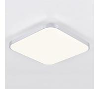 LQZCXMF Plafonniers LED Minimalistes Modernes, Lampe Carrée Avec Abat-jour En Acrylique, Plafonnier Moderne À Panneau Plat Et Fin, Lumière Tricolore, Éclairage Domestique Pour Couloirs,