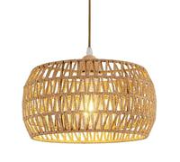 LQZCXMF Suspension Bohème En Corde De Chanvre À Une Lumière Avec Abat-jour