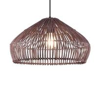 LQZCXMF Suspension En Rotin (1 Pièce), Style Campagne/couloir Lustre Rétro E27 À Monter Soi-même Éclairage De Ferme/industriel Pour Table À Manger, Îlot De Cuisine Ou Évier