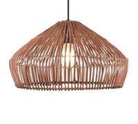 LQZCXMF Suspension En Rotin (1 Pièce), Style Campagne/couloir Lustre Rétro E27 À Monter Soi-même Éclairage De Ferme/industriel Pour Table À Manger, Îlot De Cuisine Ou Évier