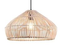 LQZCXMF Suspension En Rotin (1 Pièce), Style Campagne/couloir Lustre Rétro E27 À Monter Soi-même Éclairage De Ferme/industriel Pour Table À Manger, Îlot De Cuisine Ou Évier