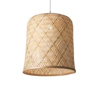 LQZCXMF Suspension Lanterne Tissée À La Main, Lustre Bohème À Une Lumière, Douille E27, Éclairage D'ambiance Pour Îlot De Cuisine, Salon, Salle À Manger.