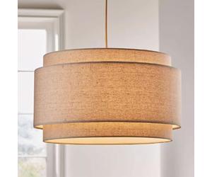 LQZCXMF Suspension Style Asie Du Sud-Est Tropical, Éclairage D'ambiance, Abat-jour Tambour Unique En Lin, Design Ajouré, Luminaire Pour Salle À Manger, Îlot De Cuisine Ou Bar - Noir