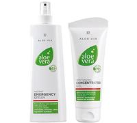 LR Aloe via Aloe Vera Intense Set d'entretien (150 ml Emergency Peau Spray & 100 ml concentré)