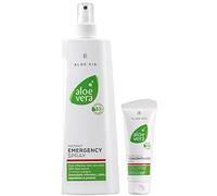 LR ALOE VIA Kit de soin hydratant intensif à l'aloe vera (spray d'urgence pour la peau et concentré de gel)