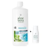 LR Freedom Gel à boire à l'aloe vera 1000 ml + bouteille rotative à l'aloe vera (vide) pour les déplacements 90 ml