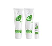 LR Kit de soin buccal et dentaire à l'aloe vera Crème sans goût Dentifrice