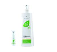 LR Spray d'urgence rapide aloe vera, 400 ml, polyvalent, avec 1 petite bouteille de pulvérisation (vide)