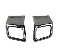 LR027872 LR027871 Pare-chocs Arrière Tuyau D’échappement Couvercle Cadre Pour L&and R&over Pour R&ange R&over Pour Evoque Embout d'échappement voiture(1 paire noir brillant)