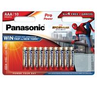 Panasonic Pro Power AAA 6+4 Batterie à usage unique Alcaline