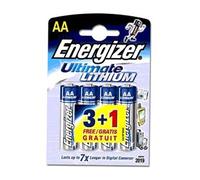 Energizer LITHIUM L91 / 3 + 1 pièce - AA batterie