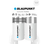 [LR20BPO/2CP] BLAUPUNKT piles D alcalines, paquet de 2