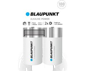 [LR20BPO/2CP] BLAUPUNKT piles D alcalines, paquet de 2