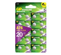 LR44 Piles Bouton - AG13 - Lot de 20 | GP Extra | Alcaline LR 44 A76 - Longue durée