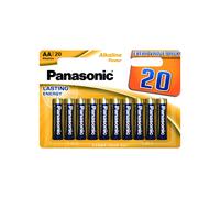 [LR6APB/20BW] Panasonic Pack 20 Piles Alcaline POWER BRONZE AA LR6 1,5V