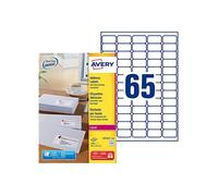 [LR7651-100.FR] Avery Boîte de 6500 étiquettes adresse laser recy s blanc ...