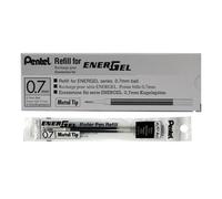 Pentel Recharge EnerGel – Encre gel 0,7 mm – Noir – Moyen