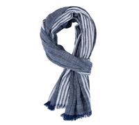 LRDPSS Écharpe Coton Lin Rayée Homme Automne Hiver Chaud Pashmina Foulard Mode Châle