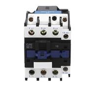 LREDONM CJX2-3210 3201 LC1 Relais contacteur CA 32A tripolaire 24VAC 36V 380V 220V Tension de Bobine Moteur Contact magnétique 35mm Rail Din(3210,220V)