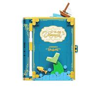 Lreyrous Blocs de construction de livres de contes de fées - Version bleue avec scénario pour garçons et filles - Comprend pour femmes et adolescents adultes