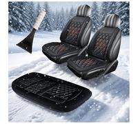 LRF-yxkj Siege Massant Livré avec Une Pelle à Neige Housses De Siège Auto d'hiver Confortables,mainseat+auxiliaryseat+rearseat