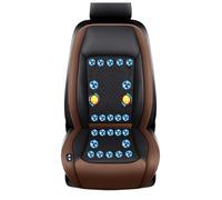 LRF-yxkj Siège Ventilé 12v/24v, 3 Vitesses Réglables de Vent Coussin De Siège De Voiture Ventilé pour Voitures, SUV, camions,Brown-12V24-BladeFan+Massage