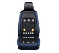 LRF-yxkj Siège Ventilé 12v/24v, 3 Vitesses Réglables de Vent Coussin De Siège De Voiture Ventilé pour Voitures, SUV, camions,Blue-12V16-BladeFan+Massage