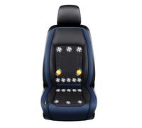 LRF-yxkj Siège Ventilé 12v/24v, 3 Vitesses Réglables de Vent Housses De Siège Climatisées pour Voitures, SUV, camions,Blue-12V16-BladeFan+Massage