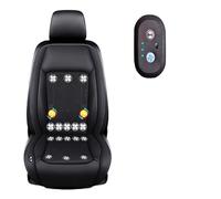 LRF-yxkj Siège Ventilé 12v/24v, 3 Vitesses Réglables de Vent Refroidissement De Siège De Voiture pour Voitures, SUV, camions,Black-24V16-BladeFan+Massage