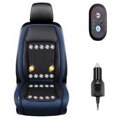 LRF-yxkj Siège Ventilé 12v/24v, 3 Vitesses Réglables de Vent Refroidissement De Siège De Voiture pour Voitures, SUV, camions,Blue-24V20-BladeFan+Massage