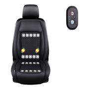 LRF-yxkj Siège Ventilé 12v/24v, 3 Vitesses Réglables de Vent Refroidisseur De Siège De Voiture pour Voitures, SUV, camions,Black-24V20-BladeFan+Massage