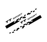 LRFCWSD 2PCS Car Door Side Sticker Tuning Accessories Auto Sport Skirt Decor Vinyl Film Decal, for TT 8n 8j 8s MK1 MK2 MK3