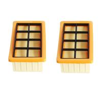 LRFDRESS AD4 Premium Lot de 2 filtres HEPA de rechange pour aspirateur Kärcher 6.415-953.0 AD2 AD3 AD4 Premium AD3.000 AD3.200 Filtre plissé plat Pièces de rechange Accessoires
