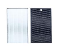 LRFDRESS FZ-F50HFE/U FZ-F50DFE Ensemble de filtres de rechange pour purificateur d'air Sharp FPK50UW FP-K50UFP-J40 FP-JM40 FP-G50 FP-GM50, pièce FZ-K50HFU FZ-K50DFU, H13 HEPA/filtre à charbon