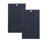 LRFDRESS Lot de 2 filtres à charbon actif compatibles avec Sharp KC-A40E-W KC-A40E-B KC-A40Y-W KC-A40EU-W KC840U Filtre à air de rechange FZ-A40HFE FZ-A40DFE FZ-A60MFE Filtre FP-FM404b-b FZ-F40