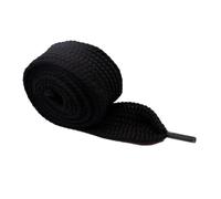 LRFNKCT 1 paire de lacets plats et épais de 4 cm de large, noirs et blancs, couleur unie, for baskets, sweat à capuche, cordon de serrage à la taille, for enfants et adultes(5049-black,100cm)