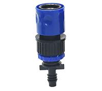 LRFNKCT Adaptateur de Tuyau, Connecteur, connecteur de Tuyau, 1 pièce cannelé 1/4 3/8 1/2 3/4 1 Pouce Tuyau connecteur Rapide 4/7 mm 8/11 mm 16 mm 20 mm 25 mm connecteur de Tuyau d'eau Robinet,