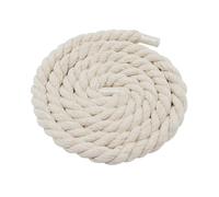 LRFNKCT lacets, lacets de chaussures, 1 paire de lacets en coton et chanvre épais cm, torsadés durables à trois brins for chaussures décontractées tissées