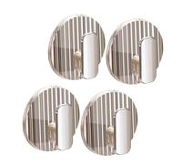 LRFNKCT Rack d'accessoires pour cheveux, Organisateur De Porte-bandeau 4 Pièces, D'accessoires for Cheveux, Crochets Muraux, Support Nœud En Acrylique Transparent, Bracelet