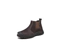 LRFVADW Bottes de sécurité pour homme - Indestructibles - Chaussures de travail Chelsea - Anti-crevaison, marron, 37 1/3 EU