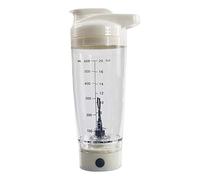 LRFVADW Bouilloire 600ml Electric Automation Protein Shaker bouteille d'eau portable Mouvement automatique de café au lait intelligent Mixer Drinkware(White)