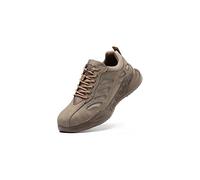 LRFVADW Chaussures de sécurité légères pour homme avec bout en acier - Respirantes - Tendance - Pour l'extérieur - Marque de luxe, marron, 45 1/3 EU