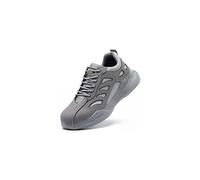LRFVADW Chaussures de sécurité légères pour homme avec bout en acier - Respirantes - Tendance - Pour l'extérieur - Marque de luxe, gris, 45 1/3 EU