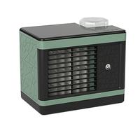 LRFVADW Climatiseur Portable Climatiseur portatif Mini refroidisseur d'air purificateur d'humidificateur multifonction pour le refroidissement à la maison petit climatiseur(Green black)