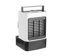 LRFVADW Climatiseur Portable Mini ventilateur de refroidissement portatif climatiseur pour le purificateur d'ions négatifs bureau à la maison(White)