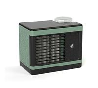 LRFVADW Mini climatiseur portable pour l'été - Ventilateur de refroidissement à eau électrique - Mini silencieux - Refroidisseur de bureau portable (vert)
