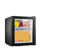 LRFVADW Mini réfrigérateur chambre d'hôtel silencieux réfrigérateur bureau maison chambre mini bar à glace transparent
