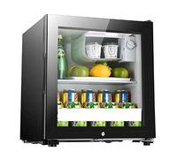 LRFVADW Mini réfrigérateur ménager petit réfrigérateur, armoire à vin thermostatique en verre à porte simple, réfrigérateur d'hôtel
