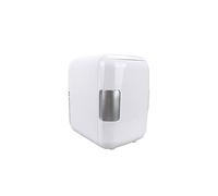 LRFVADW Mini réfrigérateur refroidisseur et réchaud pour voiture, nourriture, boisson, lait, soins de la peau pour voyage, dortoir, camping (blanc)